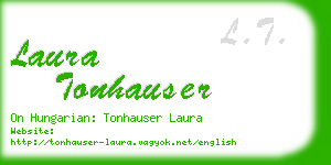 laura tonhauser business card